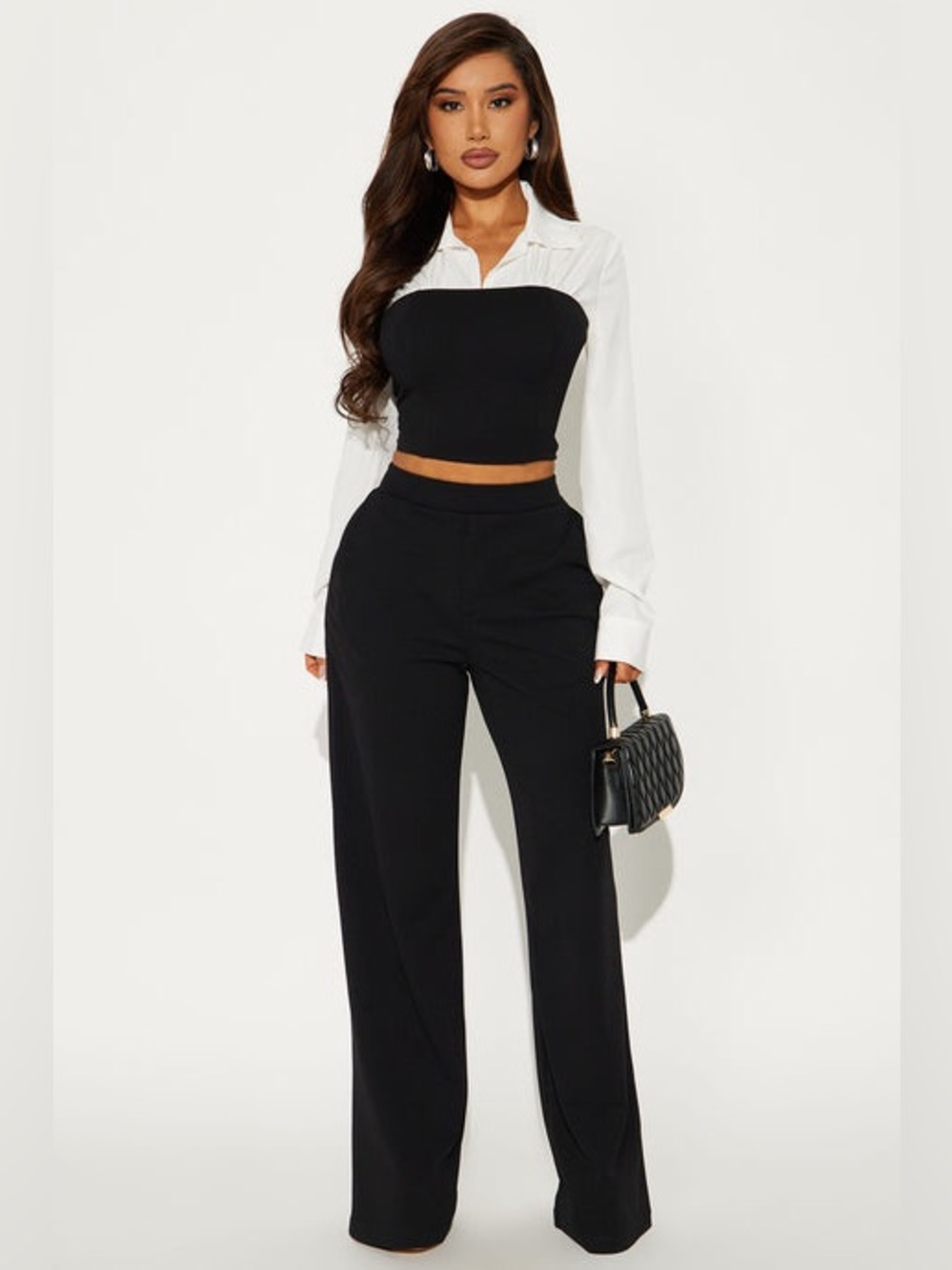 Straight Leg High-Waisted Pantsuit